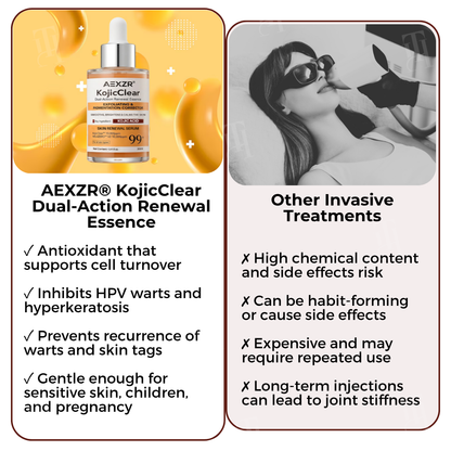 AEXZR® KojicClear Dual-Action Renewal Essence🌱 Skin, Restored. Naturally.