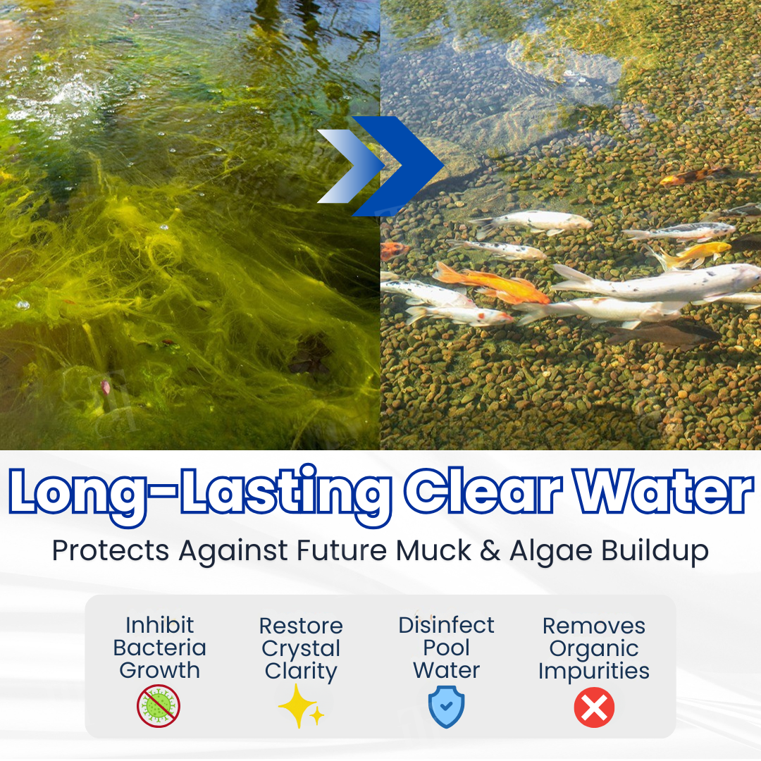 AEXZR® Aqua-Guardian Pro Formula🐟 From Swampy Green to Crystal Clear – Fast-Acting & Safe for Animals