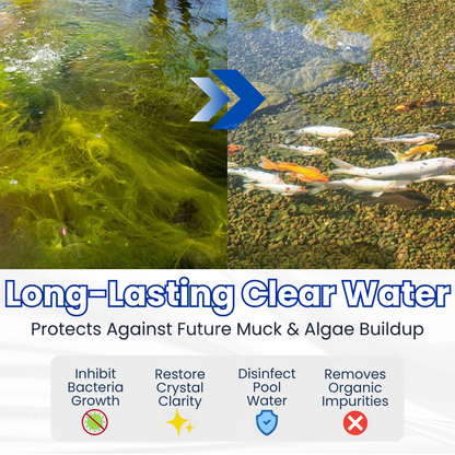 AEXZR® Aqua-Guardian Pro Formula🐟 From Swampy Green to Crystal Clear – Fast-Acting & Safe for Animals