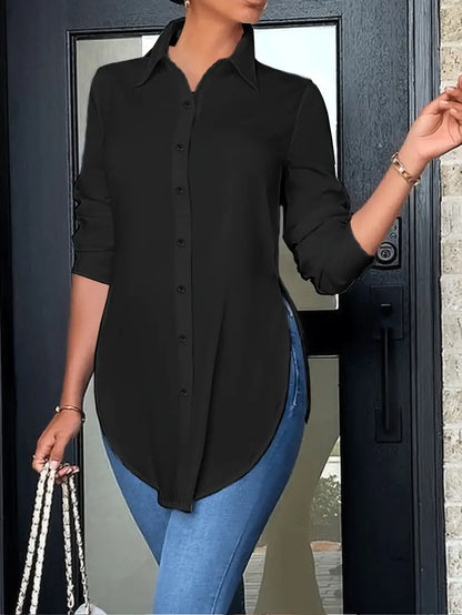 Sfrcord® Split Button Front Shirt