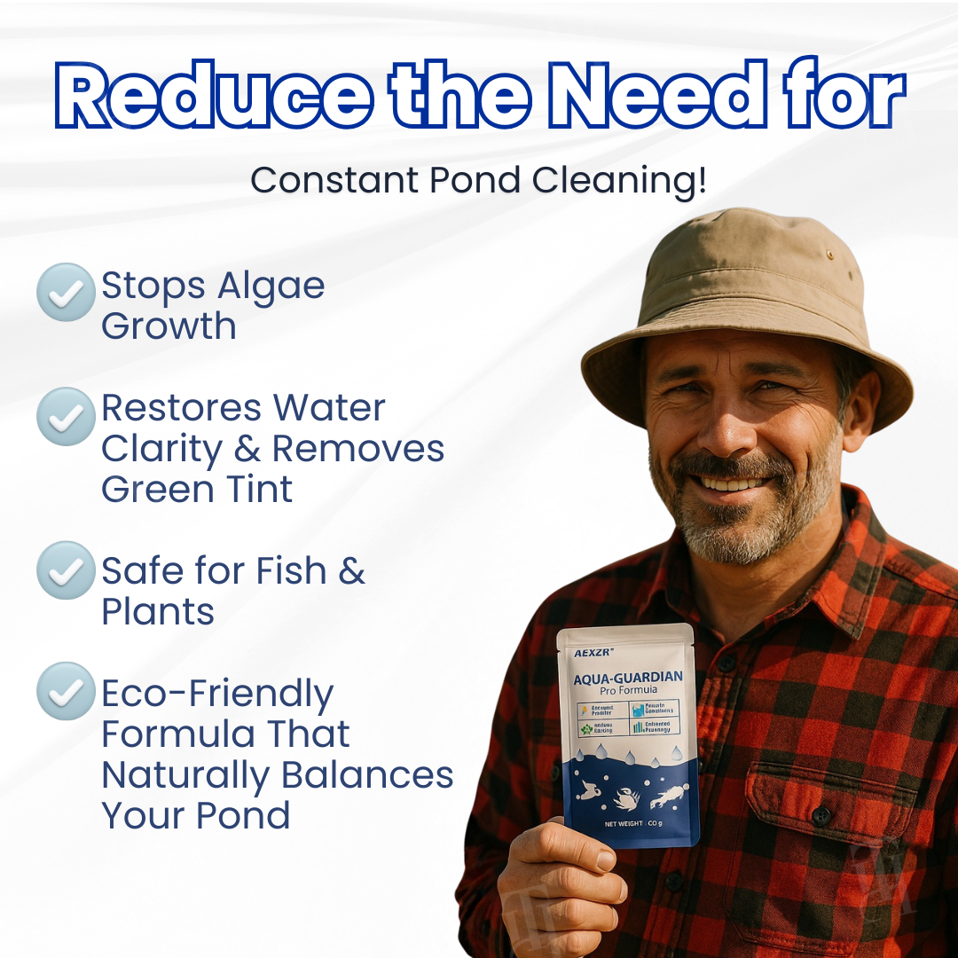 AEXZR® Aqua-Guardian Pro Formula🐟 From Swampy Green to Crystal Clear – Fast-Acting & Safe for Animals