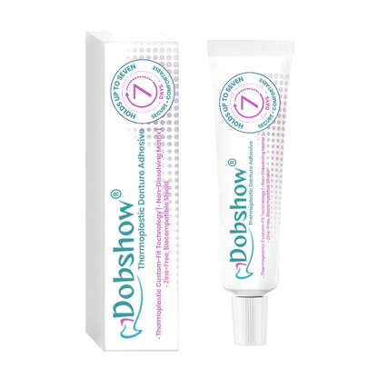 Dobshow® Thermoplastic Denture Adhesive 🔥 The 7-Day Hold Revolution: Heat-Activated Custom Fit That Eradicates Slippage & Daily Mess For Good.