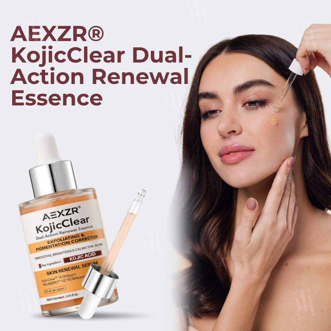 AEXZR® KojicClear Dual-Action Renewal Essence🌱 Skin, Restored. Naturally.