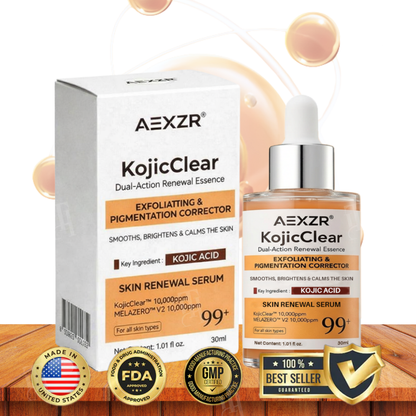 AEXZR® KojicClear Dual-Action Renewal Essence🌱 Skin, Restored. Naturally.