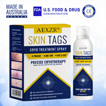 AEXZR® Skin Tag Cryo Treatment Spray🧊 Precision Cryo-Tech: Freezes Away Skin Tags & Warts in Seconds – No Blades, No Pain.