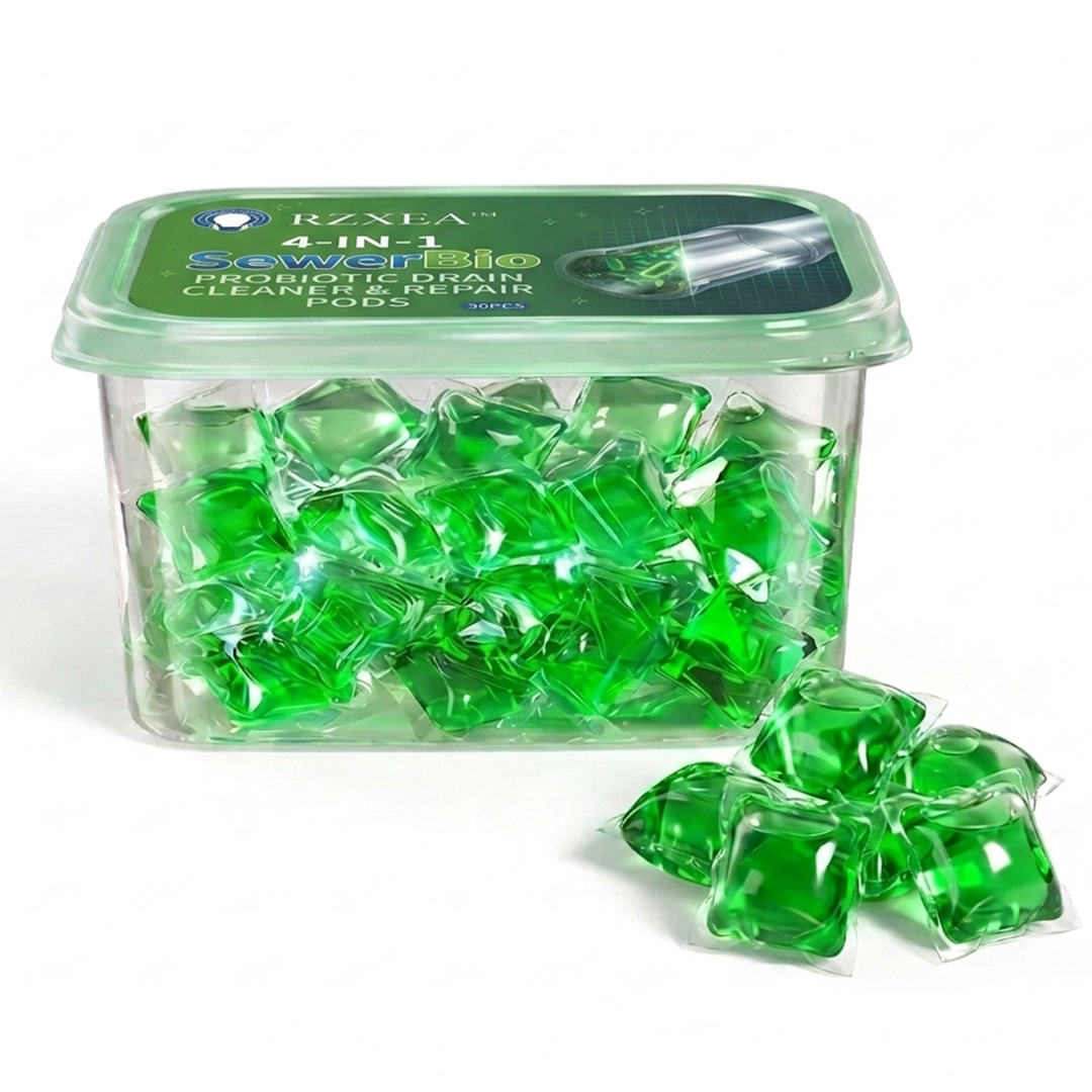 RZXEA™ 4-in-1 SewerBio Probiotic Drain Repair Pods