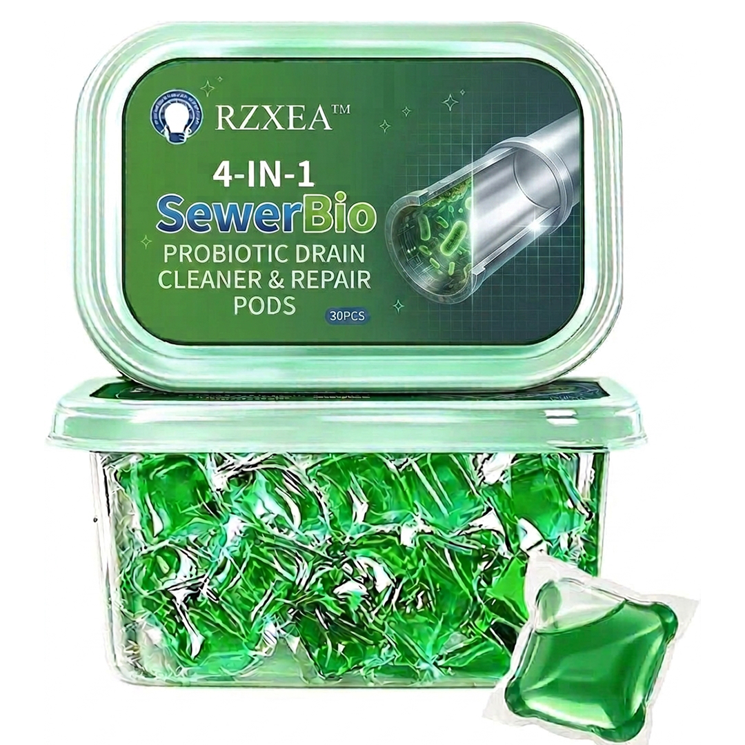 RZXEA™ 4-in-1 SewerBio Probiotic Drain Repair Pods